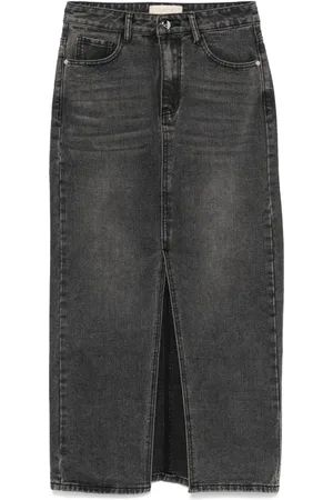 Kaos Denim midi skirt