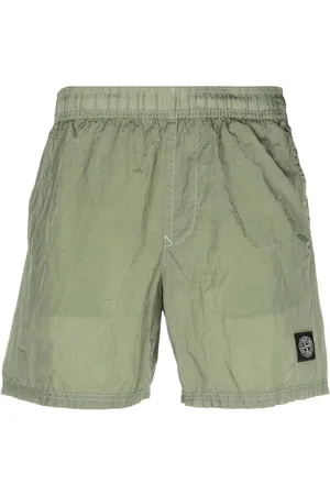 Stone Island Compass-patch swim shorts