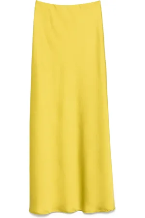 CENERE GB Satin maxi skirt