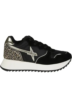 W6YZ Leopard-print sneakers