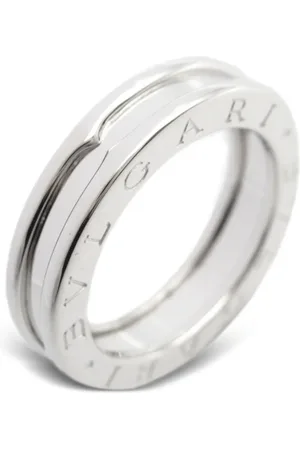 Bvlgari 2010s 18K white gold B-zero1 ring