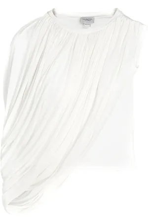 Giambattista Valli Draped-detail blouse