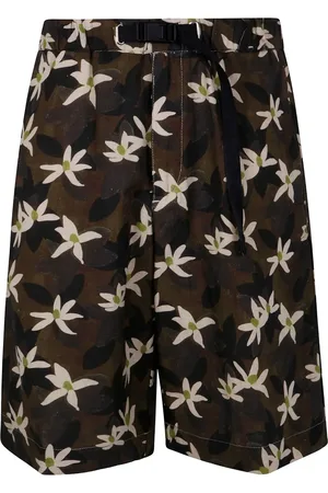 White Sand Printed shorts