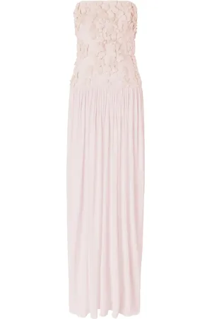 GENNY Floral-appliqu?? maxi dress