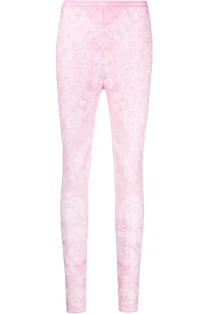 VERSACE Barocco-print jersey leggings