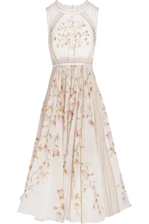Giambattista Valli Papier Peint-print long dress