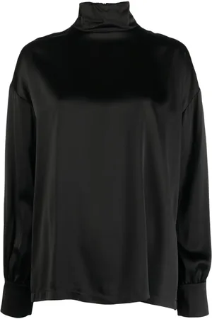 Fabiana Filippi High-neck satin blouse