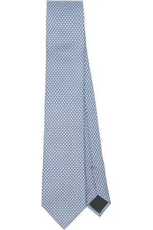 Ermenegildo Zegna Diamond-print tie