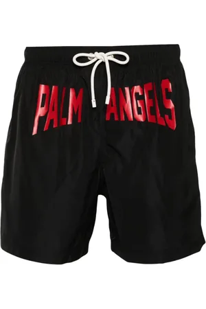 Palm Angels PA City logo-print swim shorts