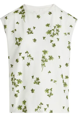 Giambattista Valli Jardin du Cap-embroidery cotton top