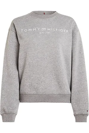 Tommy Hilfiger Logo-chest crew-neck sweatshirt