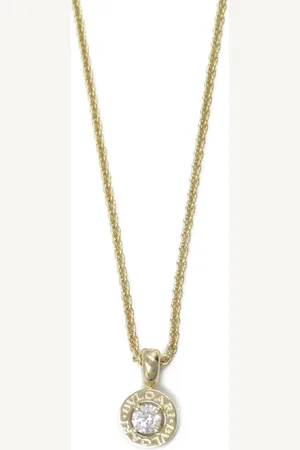 Bvlgari 2010s 18K yellow diamond necklace