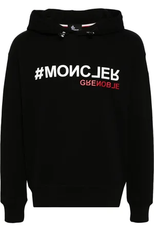 Moncler Logo-appliqu?? cotton hoodie