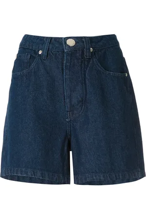 Olympiah Demin straight shorts