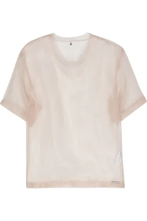 Patrizia Pepe Sheer organza T-shirt
