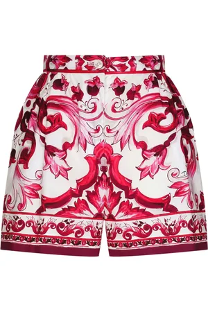 Dolce & Gabbana Majolica-print poplin shorts