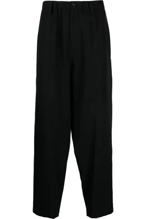 YOHJI YAMAMOTO Drop-crotch wool trousers