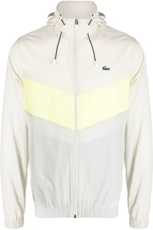 Lacoste Packaway logo-embroidered bomber jacket
