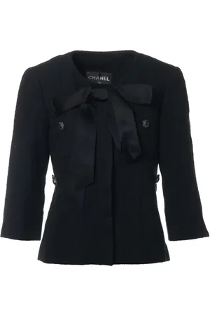 CHANEL 2010s bow-detail jacket