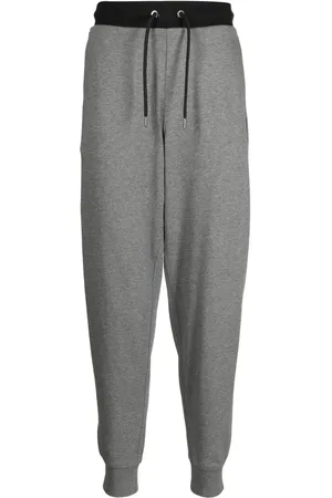 HUGO BOSS Stripe-detailing cotton track pants