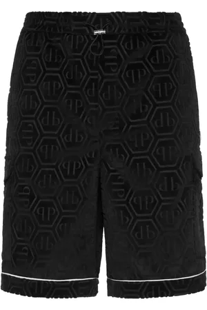 Philipp Plein Monogram-pattern shorts