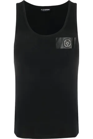 Philipp Plein Logo-patch tank top