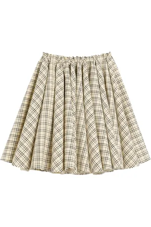Ami Checkered skirt