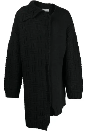 YOHJI YAMAMOTO Asymmetric wool jumper