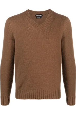 Tom Ford Ribbed-knit V-neck jumper