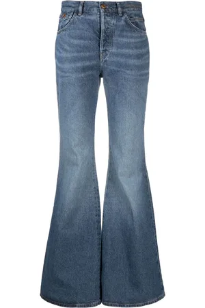 Chloé Recycled Cotton Denim Flared Jeans