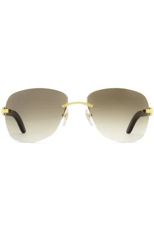 Cartier Navigator-frame sunglasses