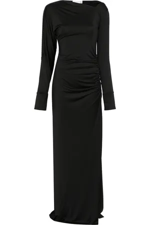 Victoria Beckham Asymmetric-neck maxi dress
