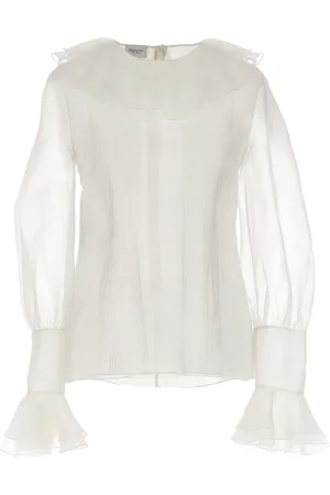 Giambattista Valli Ruffled-collar blouse