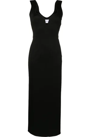 GALVAN Wire Front scallop-strap dress