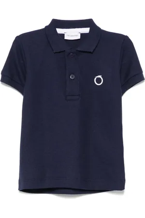 Trussardi Logo-appliqué polo shirt