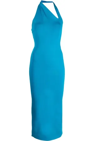 GALVAN Artemis halterneck dress