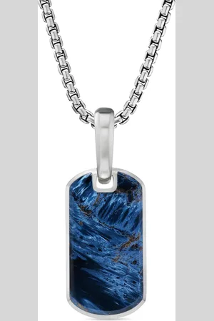 David Yurman Sterling Chevron tag (21mm)