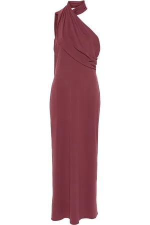 MAGDA BUTRYM Shawl-collar maxi dress
