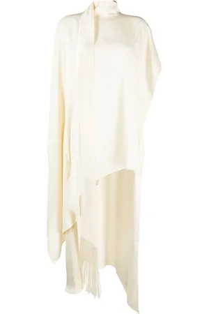 ‎Taller Marmo‎ Attached-scarf asymmetric kaftan dress