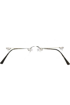 Lunor Classic rimless round-frame glasses