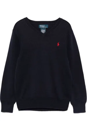 Ralph Lauren Polo Pony-embroidered cotton jumper