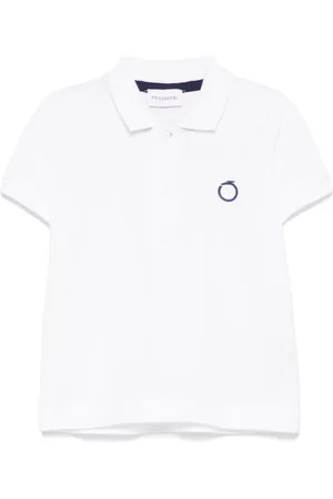 Trussardi Logo-appliqué polo shirt