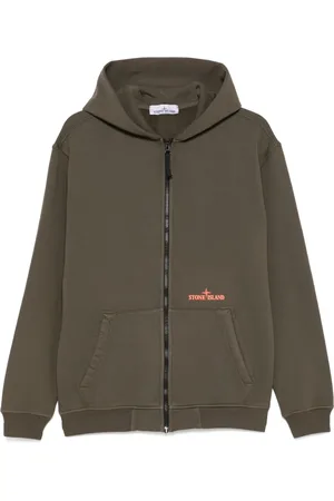 Stone Island Cotton fleece hoodie