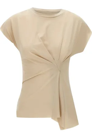 Kaos Draped-detail T-shirt