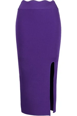 GALVAN Delia high-waisted skirt