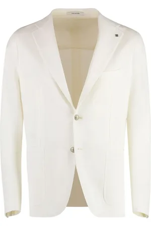 TAGLIATORE Single-breasted cotton blazer
