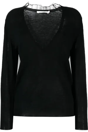 IRO Haby lace-detail knit jumper
