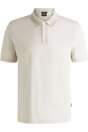 HUGO BOSS Logo-patch polo shirt