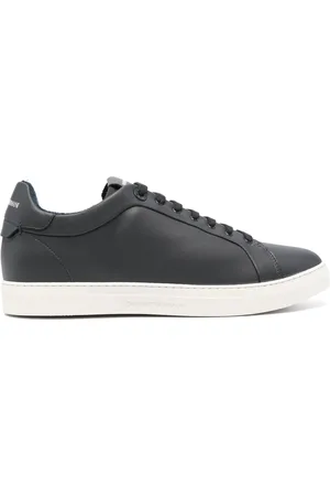 Emporio Armani Lace-up leather sneakers