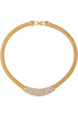 Dior 1980 crystal-embellished necklace